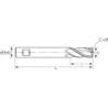 Фреза HF871 MM18 C+R 4F W-SC PV300 OSAWA