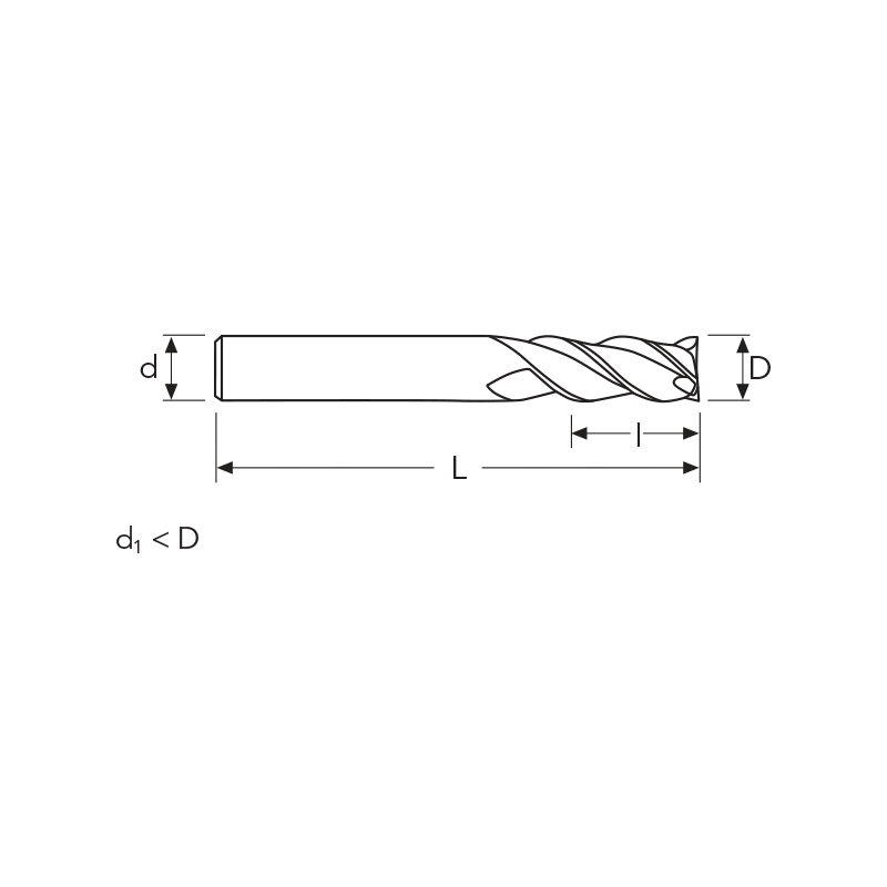 Фреза MDC3311 MM. 6 3CR