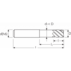 Фреза UH612 MM 5 (32)6F UH COATING HP OSAWA