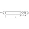 Фреза MDA311 MM 6 L100 3F 55°ALU CARBIDE OSAWA