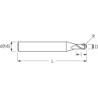 Фреза MEXMB2 MM1 L50 MICRO 2F ENDLESS HP OSW