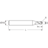 Фреза MEXMB2SC MM0.3 MICRO 2FB ENDLESS OSAWA