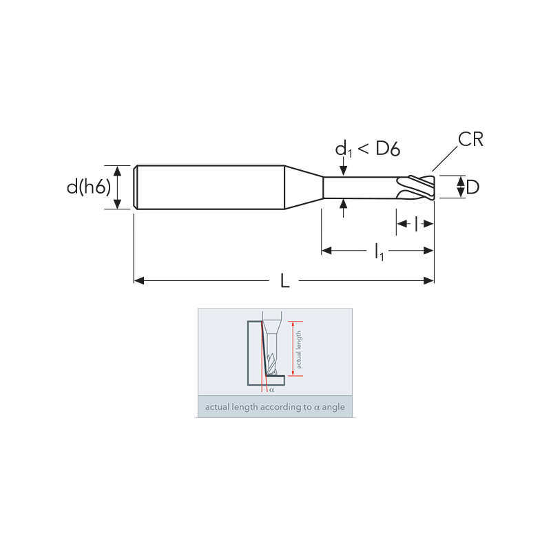 Фреза UHF4LN MM4 (32) R0.3 4F DP UH OSAWA Фреза UHF4LN MM4 (32) R0.3 4F DP UH OSAWA