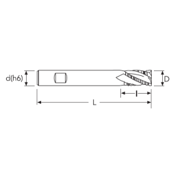 Фреза UMWSFR MM12 HSSP HF ROUGHING OSAWA