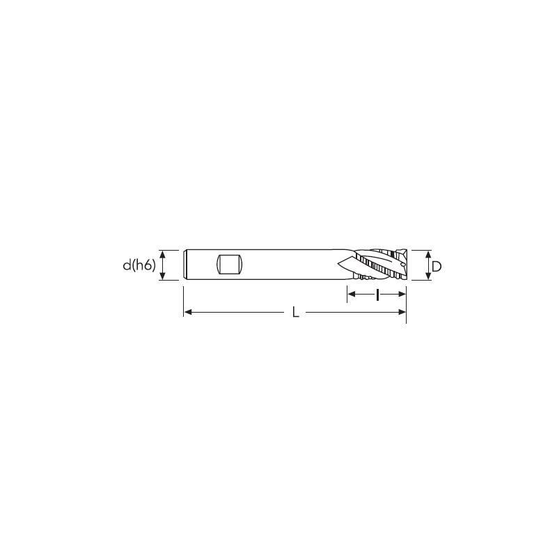 Фреза UMWSFR MM12 HSSP HF ROUGHING OSAWA Фреза UMWSFR MM12 HSSP HF ROUGHING OSAWA