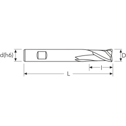 Фреза WS2 MM 5.5 CO8% 2F WS OSAWA