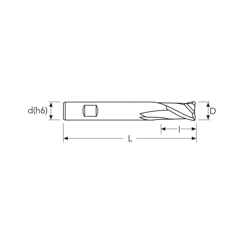 Фреза WS2 MM 6.5 CO8% 2F WS OSAWA Фреза WS2 MM 6.5 CO8% 2F WS OSAWA