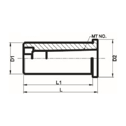 Переходная втулка E50-MT4