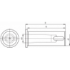 Переходная втулка BUSSOLA D50 CM3 CON BATTUTA