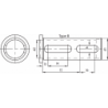 Переходная втулка BUSSOLA 32X25 CIL.CON BATTUTA