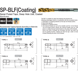 Метчик SP-BLF Coating 371 ISO2 M 6X1