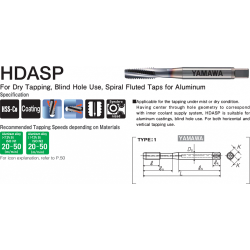 Метчик HDASP 371 ISO2X M8X1.25