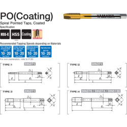 Метчик PO COATING 371 ISO2 M10X1.5