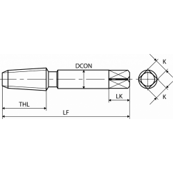 Метчики для конической резьбы (NPT)