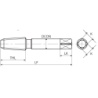 Метчик NPT BR ANSI 1/16-27