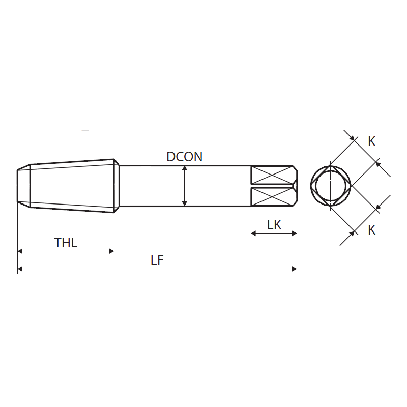 Метчик NPT BR ANSI 1/2-14
