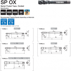 Метчик 9940SP OX G 3/8 D5156 40°HSSE YAMAWA
