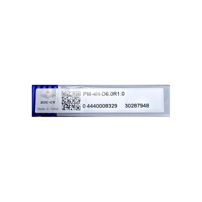 PM-4H-D6.0R1.0 Фреза концевая твердосплавная