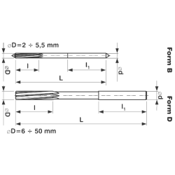 Развертка 221430 2 H7 49/12 Co5