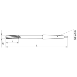 Развертка 221431 6 H8 138/26 Co5