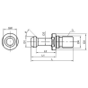 Штревель BT40-45deg coolant