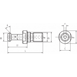 Штревель CODOLI MAS403 BT ISO50 30° FOR