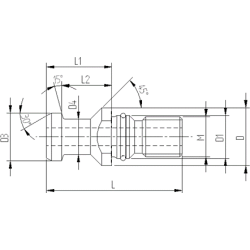 Штревель CODOLI ISO50 DIN 69872FORATO