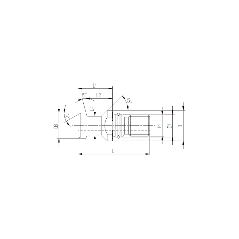 Штревель CODOLI ISO50 DIN 69872FORATO Штревель CODOLI ISO50 DIN 69872FORATO