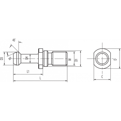 Штревель CODOLI ISO40 L39,4-CINCIN.FORA