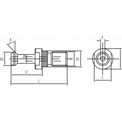 Штревель CODOLI MAS403 BT50 45°+OR FOR.