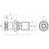 Штревель CODOLO ISO50DIN69872/A H25+2OR