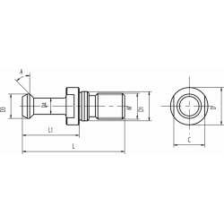 Штревель CODOLI MAS403 BT ISO40 90°+OR