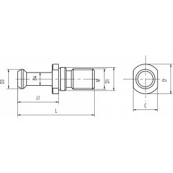 Штревель CODOLI ISO40 L27 X FAMUP