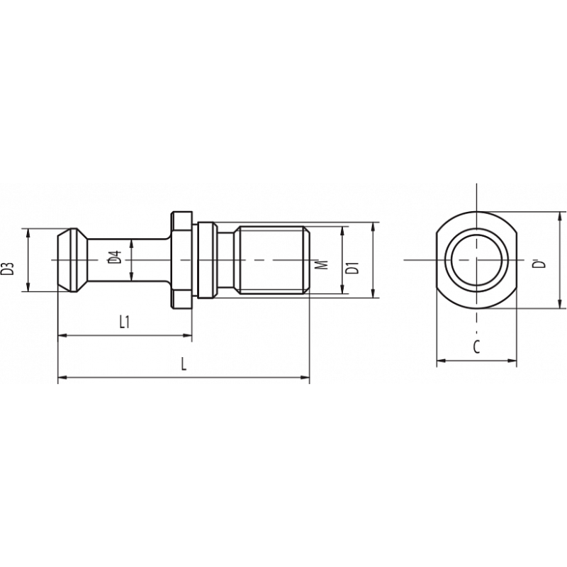 Штревель CODOLI ISO40 L27 X FAMUP
