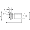 Штревель CODOLI ISO40 7388/2B M16 NON FOR.