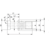 Штревель CODOLI ISO50 7388/2A M24 FOR.