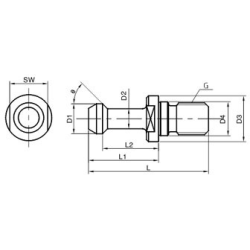 Штревель BT50-60deg