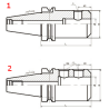 Оправка BT40-SL32-90