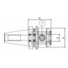Оправка ISO50 MAS403BT WELDON H63 D.06 coolant