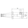 Оправка ISO40 DIN2080 WELDON H50 D.8
