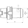 Оправка HSK100/A DIN69893 WELDON H100 D18