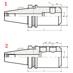 Оправка BT40-SL16-60