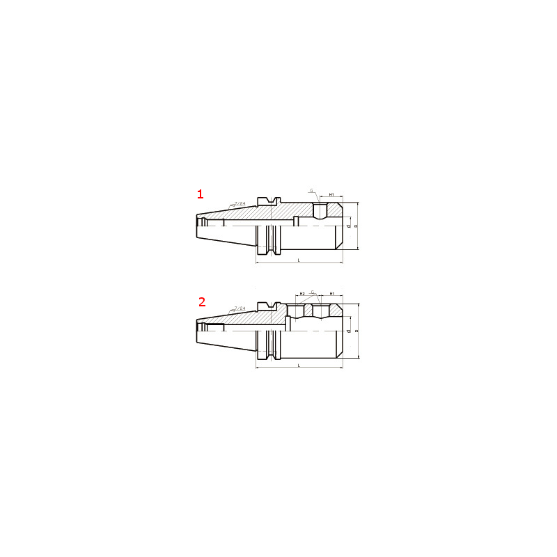 Оправка BT50-SL32-200