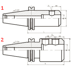 Оправка SK40-SL20-130