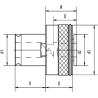 Вставка для метчиков BUSSOLA PORTA/M/C/F 16X12,0 GR.2