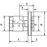 Вставка для метчиков BUSSOLA PORTA/M/S/F 12X9,0 GR.2