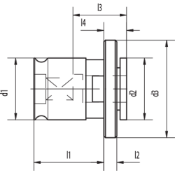 Вставка для метчиков IBC1-10X8
