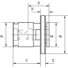 Вставка для метчиков IBC3-36X29