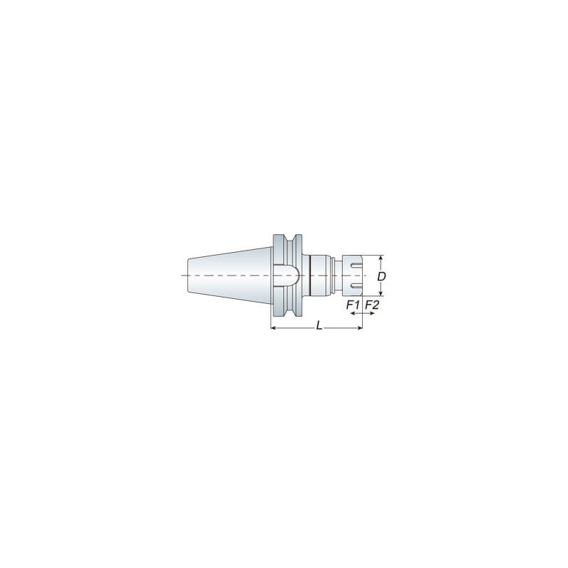 Патрон резьбонарезной BT40-TER25