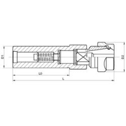 Патрон резьбонарезной SL25-WER25-80